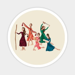 Bloodline Ballerinas Magnet